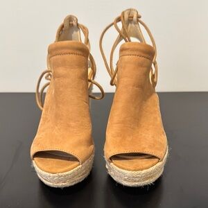 Guess Tan Espadrille Wedge Espadrilles